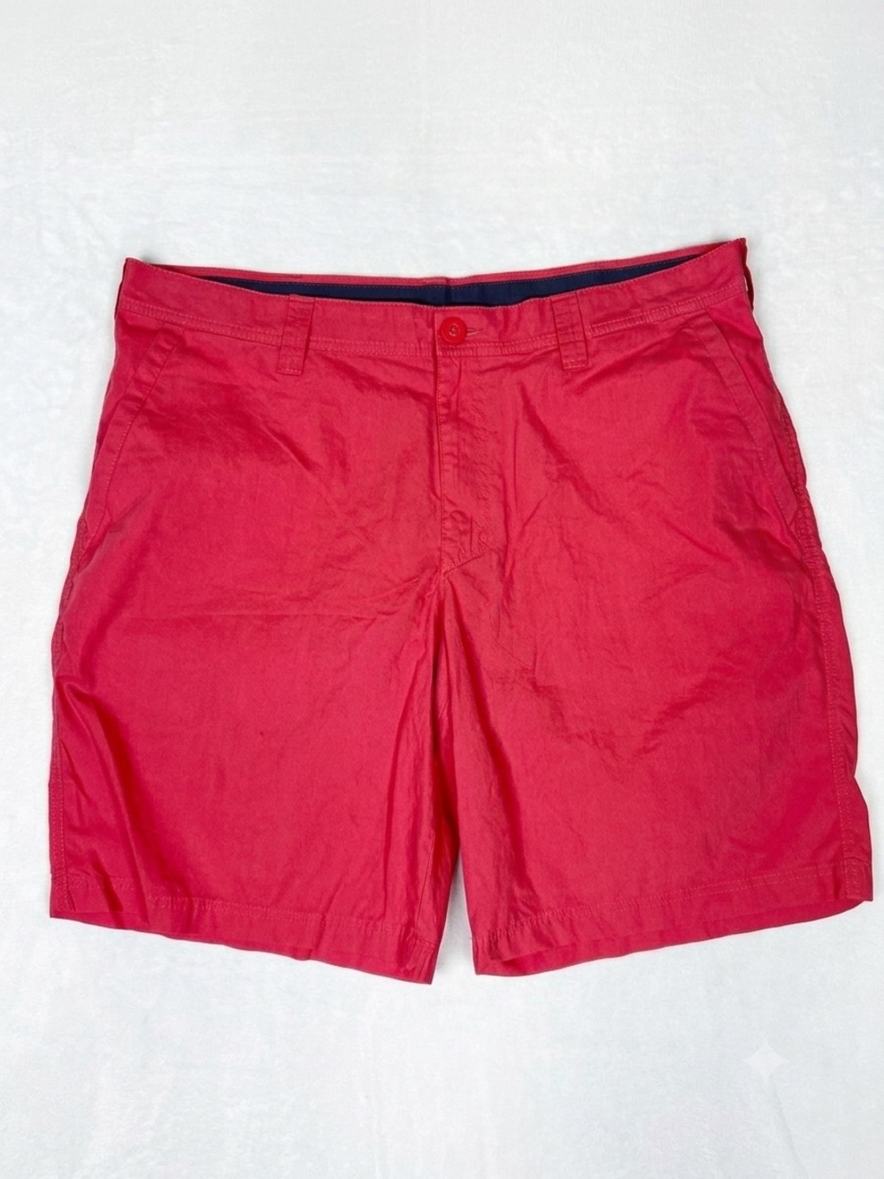 Columbia Mens Poppy Red Chino Hiking Shorts Size 38W